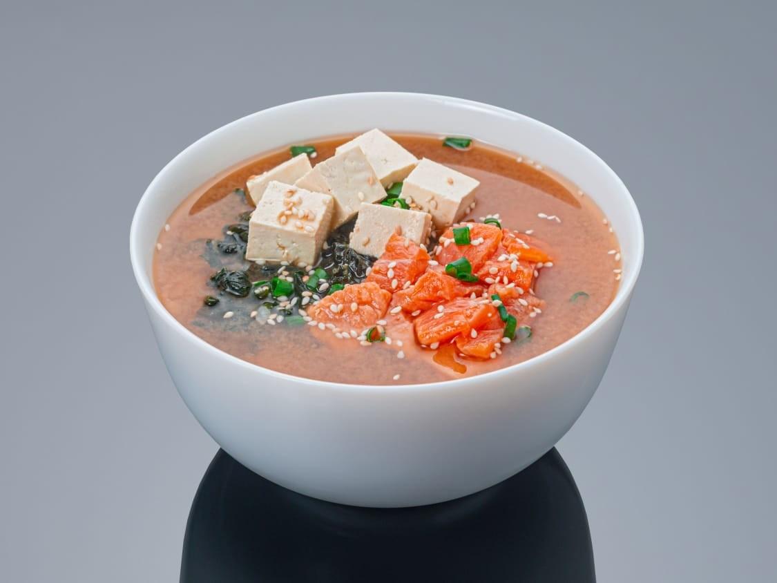 Мисо Суп с Лососем